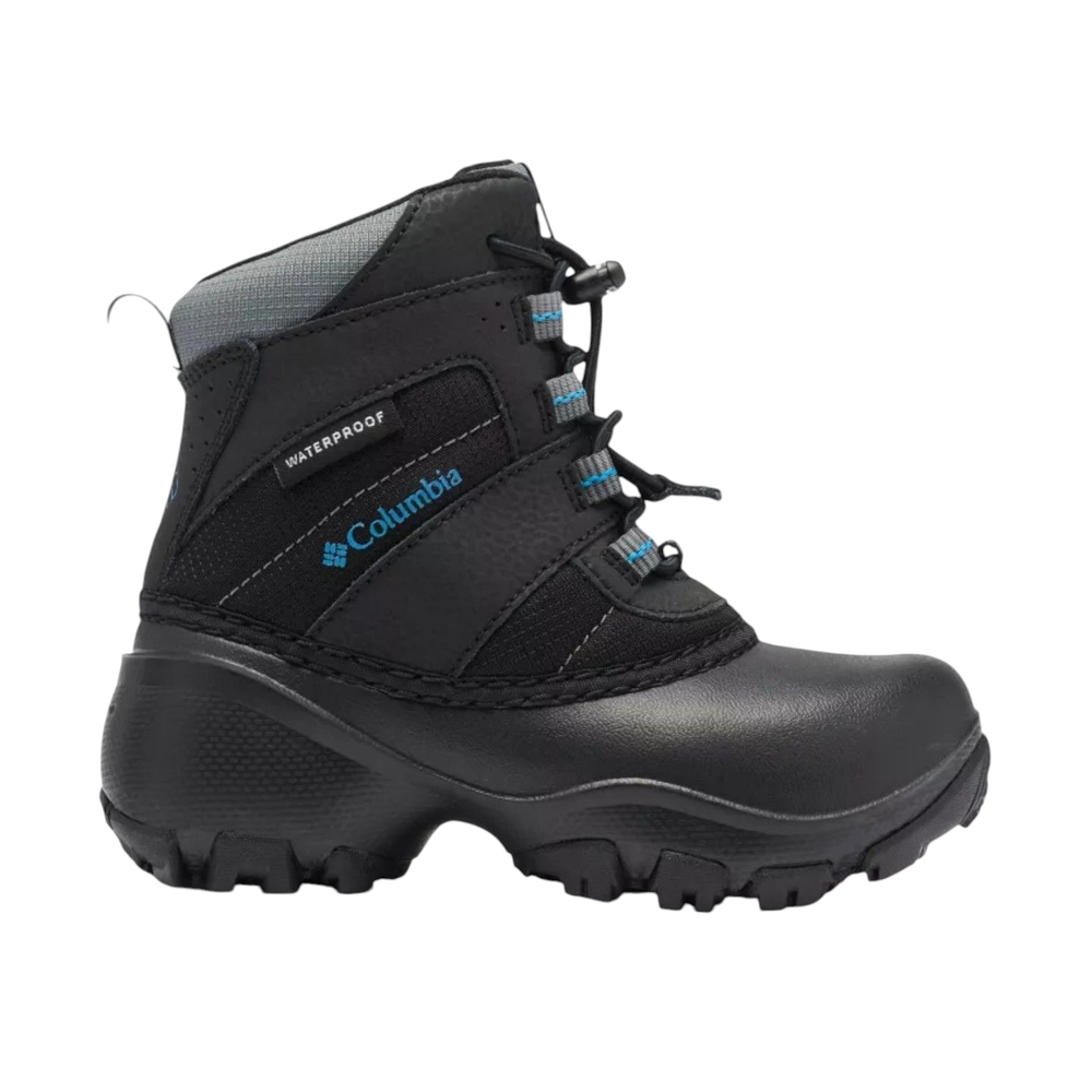 NWT Columbia Black Insulated Rope Tow III Winter Boots For Toddlers Size 8